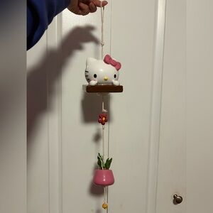 Hello Kitty Pink and White Hanging Ceramic Wind Chime